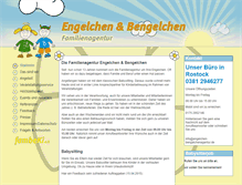 Tablet Screenshot of engelchen-bengelchenagentur.de